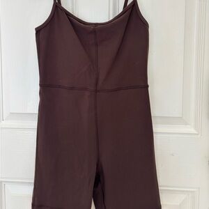 Wilfred Free Chocolate Brown Shorts Jumpsuit (purchased from Aritzia)